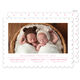Pink Twice The Love Twins Photo Birth Announcements Image 1 of 6